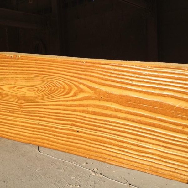 Vigas hormigón imitación madera