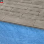 Remate piscina imitación madera