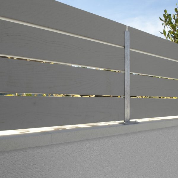 Valla imitación madera