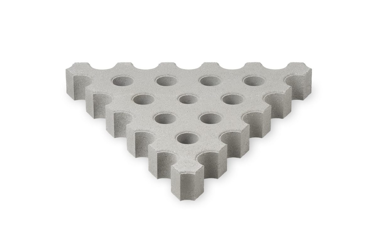Pavimento cesped gris